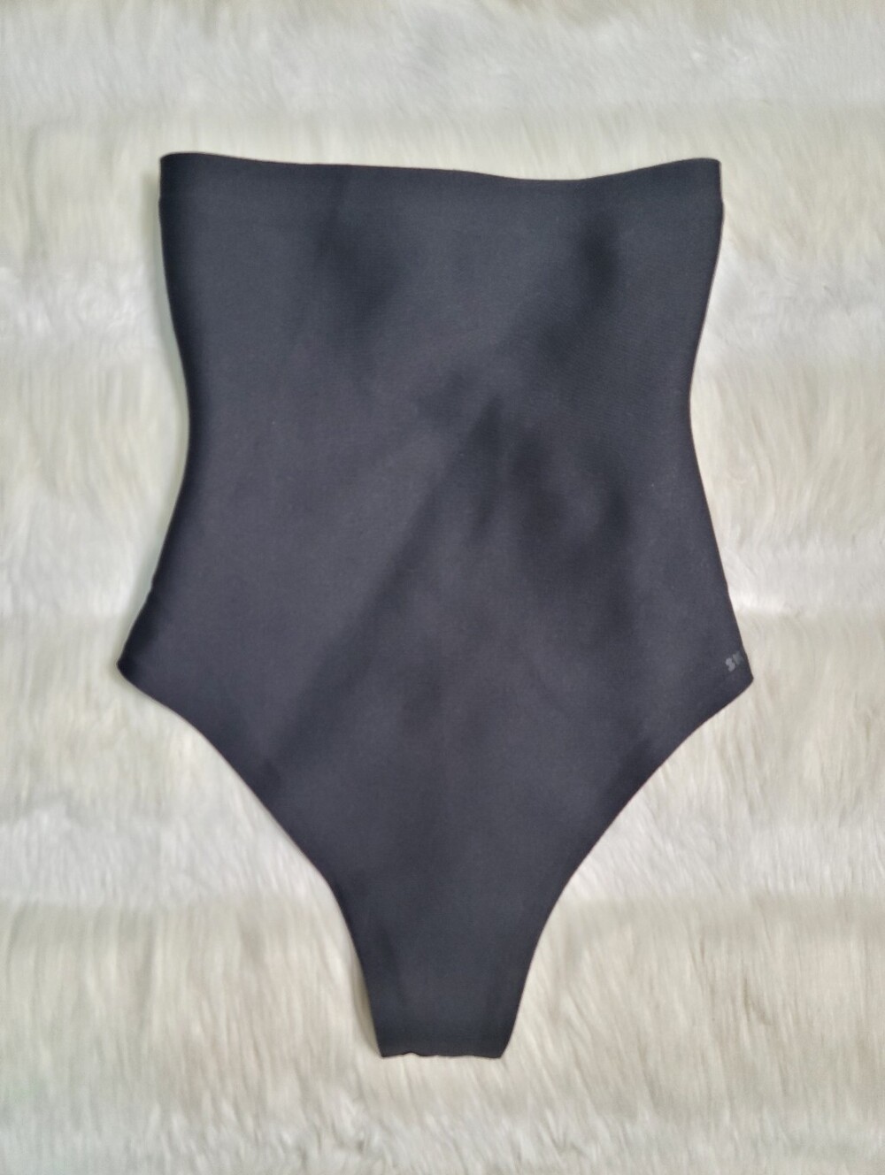 SKIMS Body Core Sculpt High Waisted Thong Black Onyx Women Small NEW